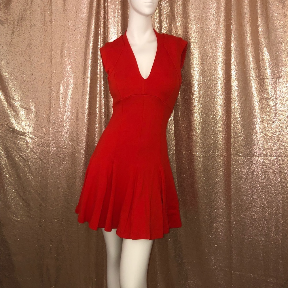 French Connection Sierra size 4 Dress in Red